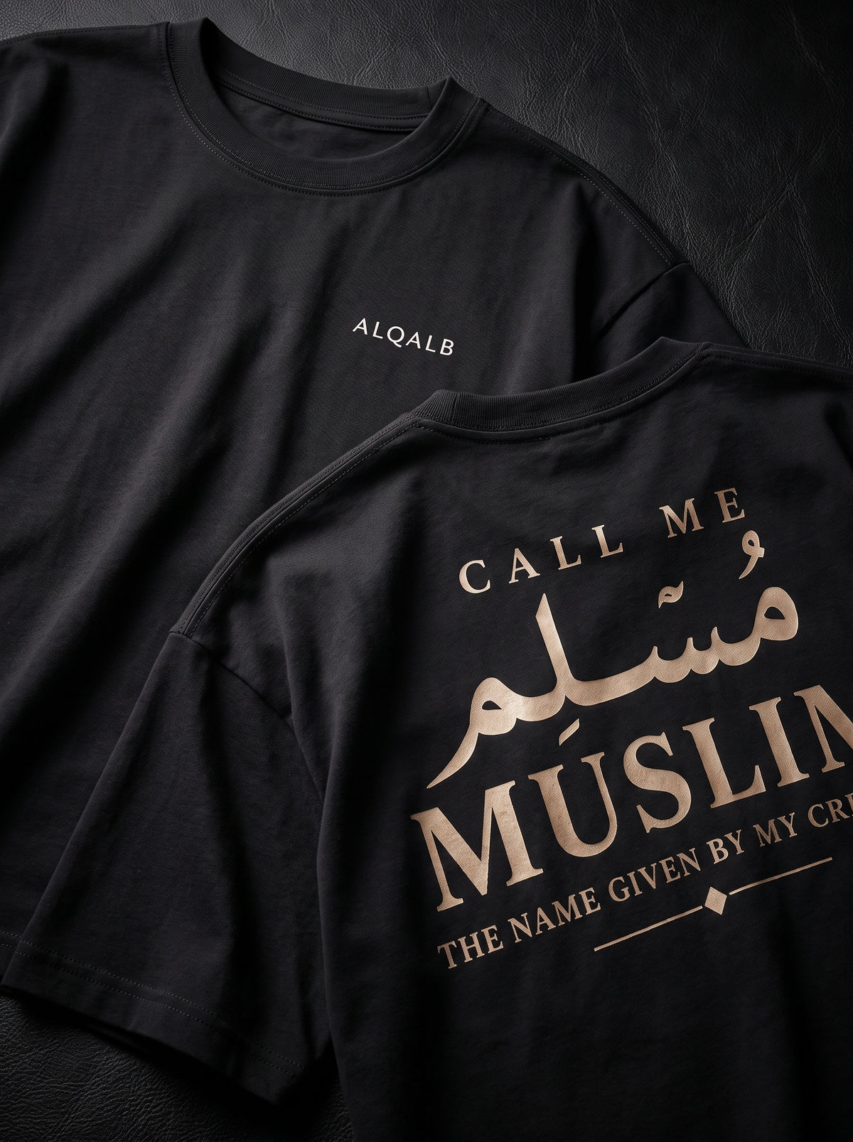 ALQALB "Call Me Muslim" Heavyweight Oversized Tee